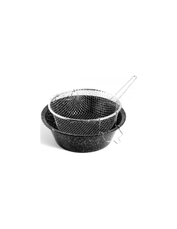 Solo Oggi Friggitrice Ferro Porcellanato con cestello 30 cm