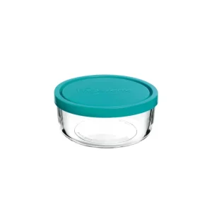 Bormioli - Contenitore frigoverre tondo in vetro con coperchio 18 cm Popolare