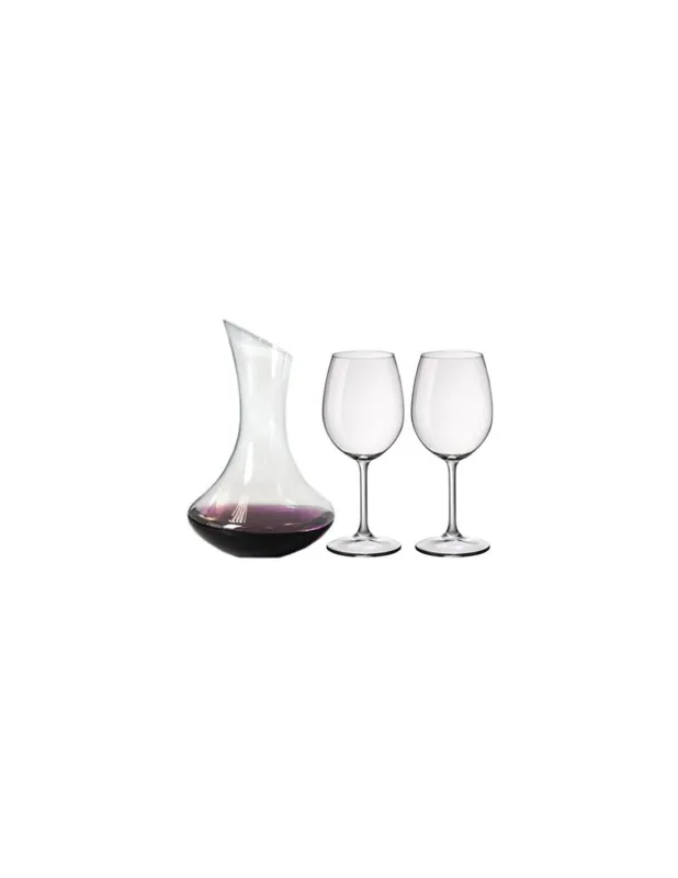 Tris Enoteca Decanter con 2 Calici Più Venduto