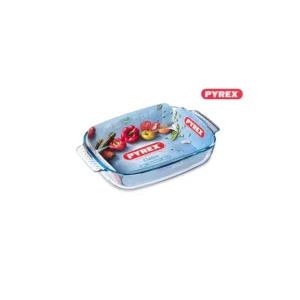 Pyrex - Teglia rettangolare in vetro borosilicato 31 x 20 cm Ultimissimo Modello