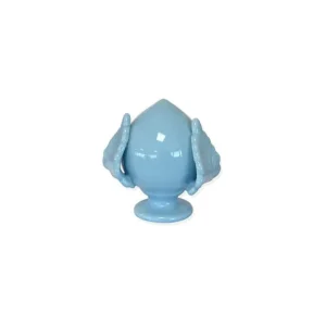 Soddisfatti O Rimborsati Pomo in Ceramica Portafortuna Celeste 7x7 cm