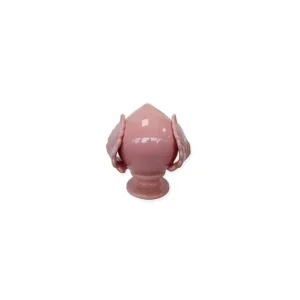 Must-Have Pomo in Ceramica Portafortuna Rosa 7x7 cm