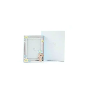 Gieffe Argenti - Porta Foto Orsetto 9x13cm Celeste Ultime Pezzi