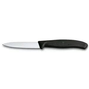 Victorinox - Coltello spelucchino lama liscia per verdure nero Spedito Oggi