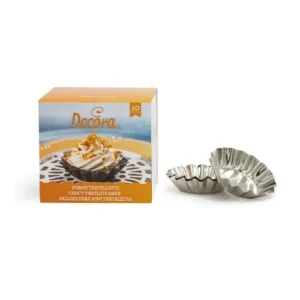 Decora - Stampi per Tartellette Alluminio 8x2h cm. 10 pz Scelto Dai Clienti