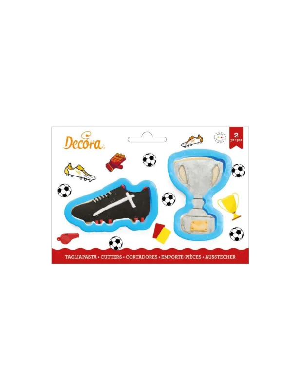 Decora - Set 2 Tagliapasta TROFEO E SCARPETTA Prezzo Di Fabbrica
