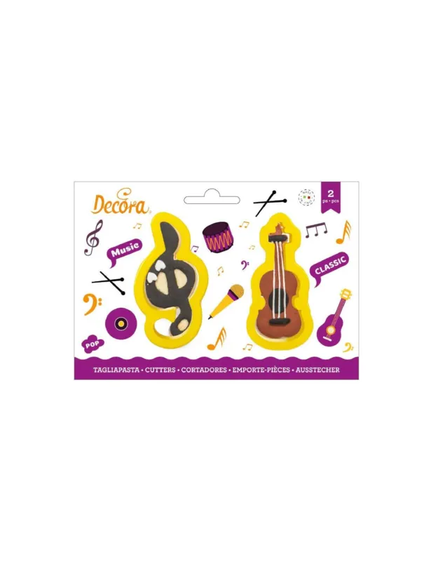 Acquista Ora Decora - Set 2 Tagliapasta CHIAVE DI SOL E VIOLINO
