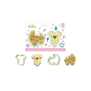Decora - Set 2 Pz Tagliapasta Body e Carrozzina in plastica Sconto