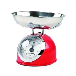 Prezzo Di Fabbrica G3Ferrari - Bilancia da Cucina Vintage Meccanica G20003 Rossa