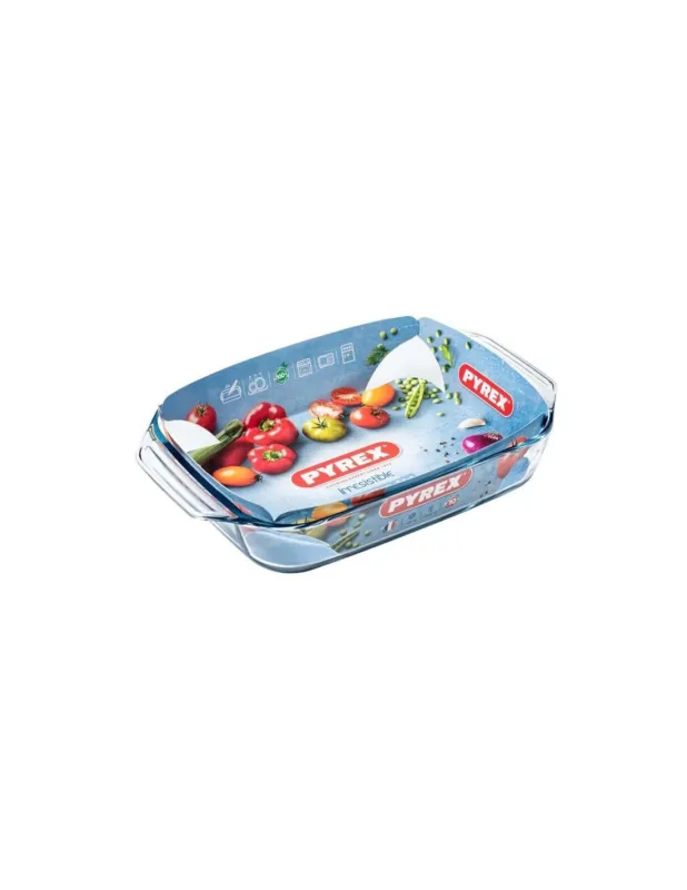 Novità Pyrex - Teglia rettangolare in vetro borosilicato 39x25 cm