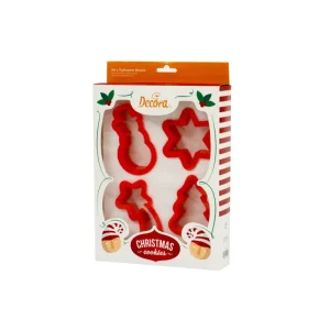 Decora - Set 4 Tagliapasta soggetti natalizi Ultime Pezzi