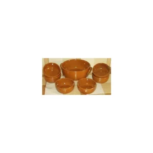 Nuova Collezione Servizio per gnocchi in terracotta da 7 pezzi