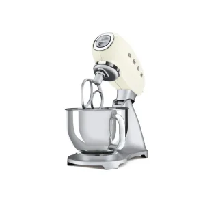 Promozione Esclusiva Smeg - Impastatrice Planetaria Stile Retrò Anni ’50 SMF02CREU 4,8 Litri