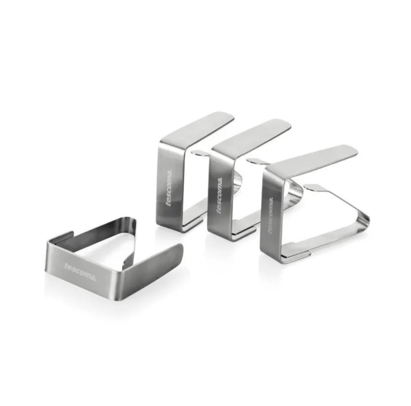 A Buon Prezzo Tescoma - Set 4 Clip Fermatovaglia Acciaio Inox Presto