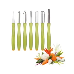 Tescoma - Set 7 Utensili Intaglio per Decorare Verdura Presto Carving Nuova Collezione