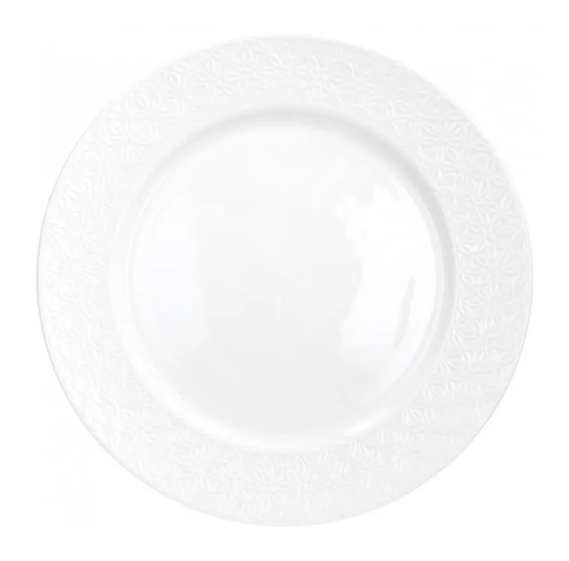 Tognana - Piatto piano in porcellana linea Olimpia Margaret 27 cm bianco Occasione