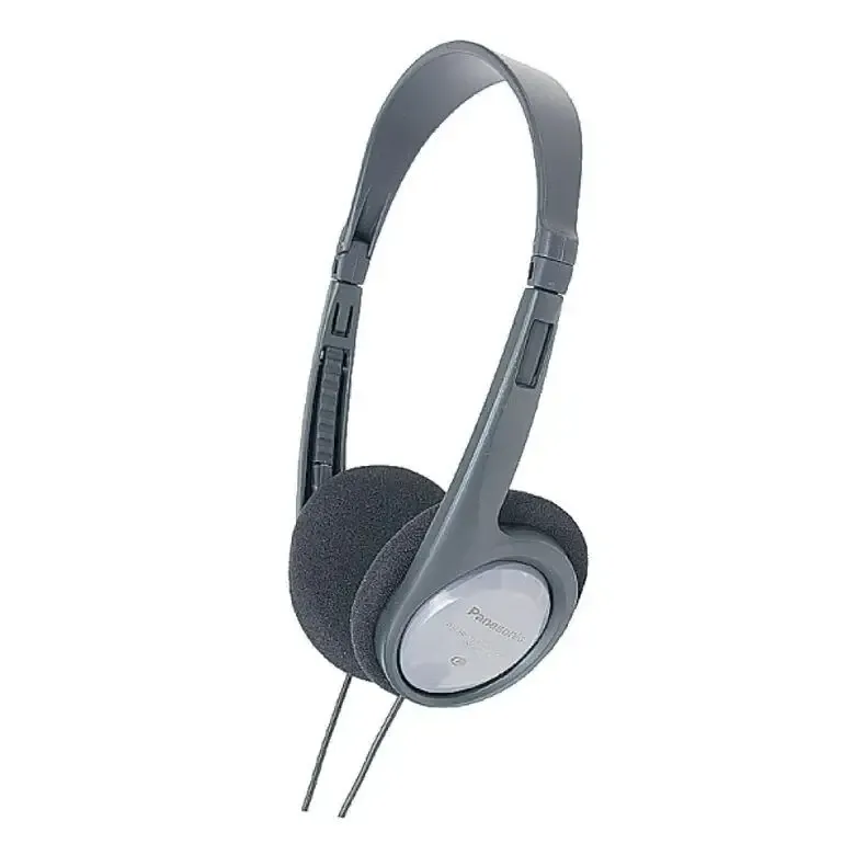 Offerta Speciale Panasonic RP-HT090E Cablato Cuffie A Padiglione MUSICA Nero, Grigio