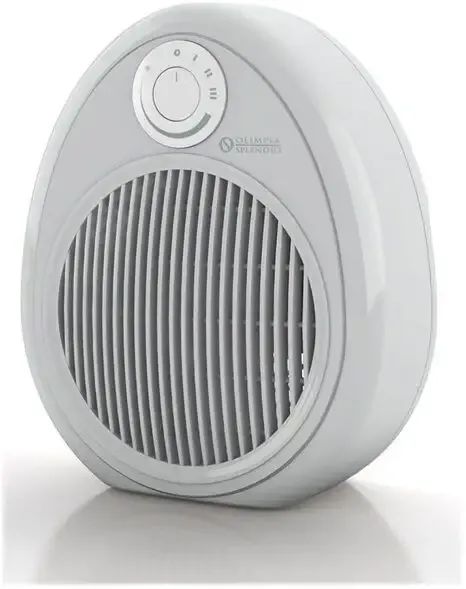 Pagamento Sicuro Olimpia Splendid CROMO Grigio 2000 W Riscaldatore ambiente elettrico con ventilatore