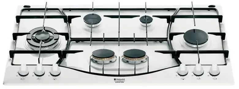 Promozione Hotpoint PH 960MST (WH)/HA piano cottura Bianco Da incasso Gas 6 Fornello(i)