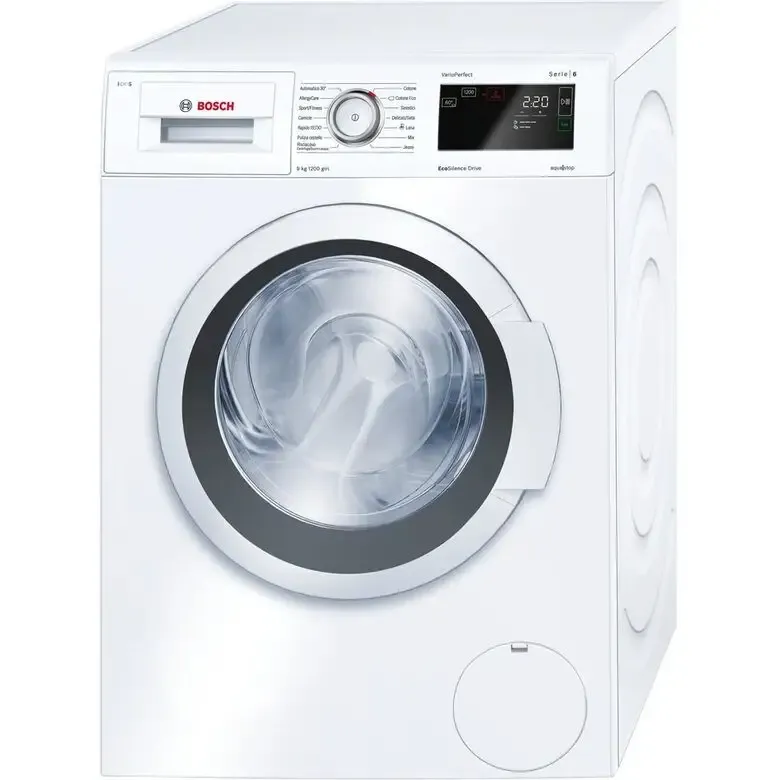 Consegna Rapida Bosch WAT24609IT lavatrice Caricamento frontale 9 kg 1200 Giri/min Bianco