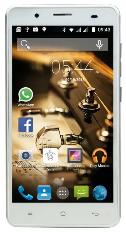 Spedizione Espresso Mediacom PhonePad Duo G511 12,7 cm (5") Doppia SIM Android 5.1 4G Micro-USB 1 GB 8 GB 2200 mAh Grigio, Bianco