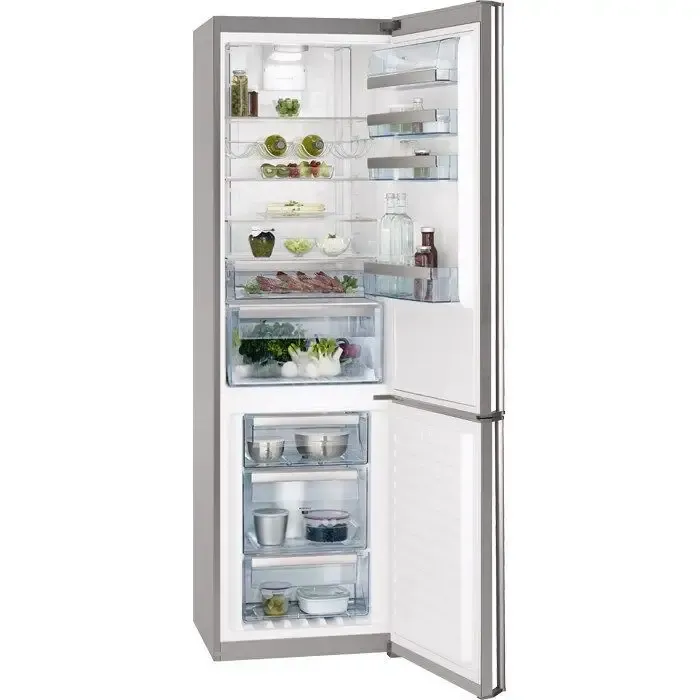 Must-Have AEG S93820CMX2 frigorifero con congelatore Libera installazione 350 L Acciaio inossidabile