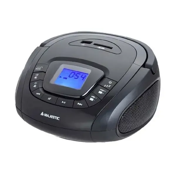Ultime Pezzi New Majestic AH-241 BT USB SD MP3 Orologio Digitale Nero