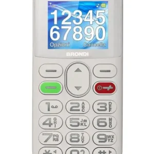Soddisfatti O Rimborsati Brondi AMICO GENTILE 4,5 cm (1.77") Bianco Telefono per anziani