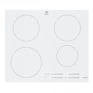 Ultime Pezzi Electrolux EHH 6540 FW1 Bianco Da incasso Piano cottura a induzione 4 Fornello(i)