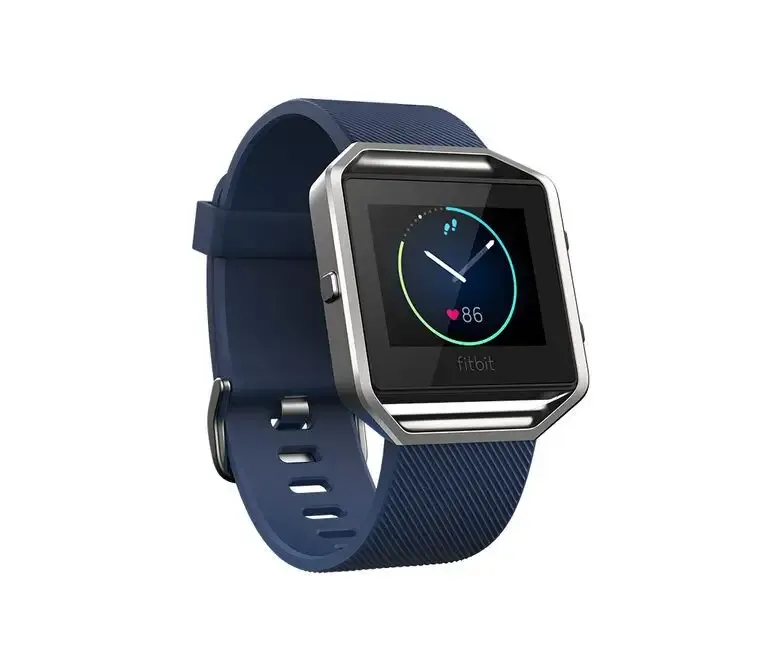 Nuovo Arrivo Fitbit Blaze orologio sportivo Touch screen Bluetooth Nero, Blu, Acciaio inossidabile