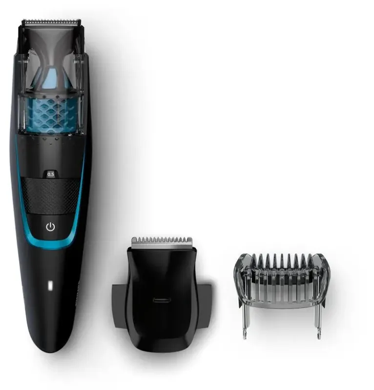 Professionale Philips BEARDTRIMMER Series 7000 Regolabarba con sistema aspirante BT7202/16