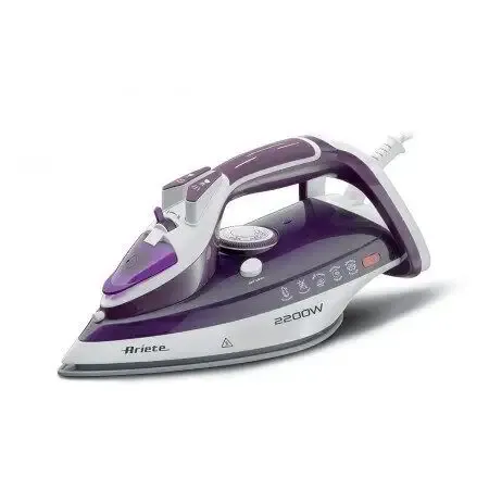 Offerta Speciale Ariete 6243 Ferro da stiro a secco e a vapore Ceramica 2200 W Porpora, Bianco