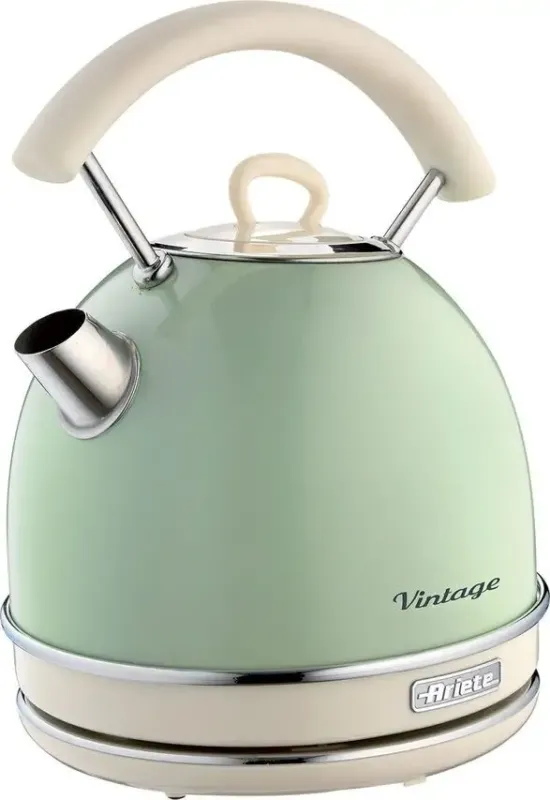 Spedizione Espresso Ariete 2877 bollitore elettrico 1,7 L 2000 W Beige, Argento