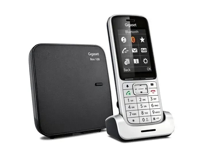Economico Gigaset SL450 Telefono analogico/DECT Identificatore di chiamata Nero, Argento