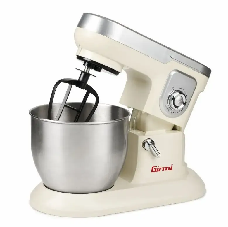Girmi IM45 sbattitore Sbattitore con base 1200 W Acciaio inossidabile, Bianco Compra Oggi Stesso