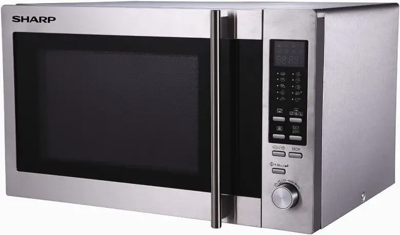 Professionale Sharp Home Appliances R-92STW forno a microonde Superficie piana Microonde combinato 28 L 900 W Acciaio inossidabile