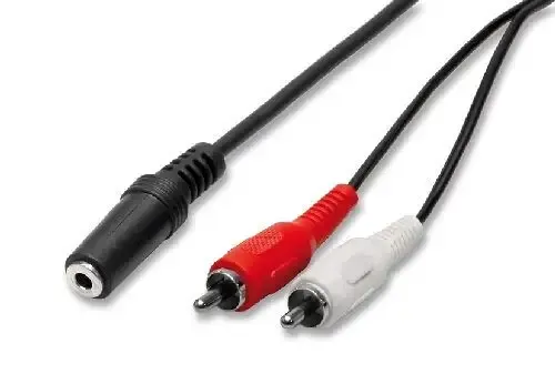nuovaVideosuono 2/00 cavo audio 1,5 m 3.5mm 2 x RCA Nero, Rosso, Bianco Prezzo Basso