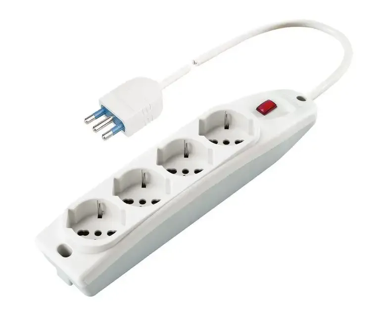 Poly Pool PP0421 prolunghe e multiple 1,5 m 4 presa(e) AC Interno Bianco Super Prezzo
