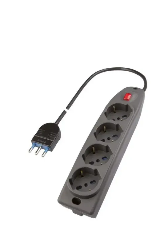 Acquista Ora Poly Pool PP0421.2 prolunghe e multiple 1,5 m 4 presa(e) AC Interno Nero