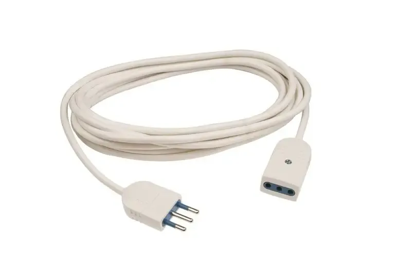 Offerta Limitata Poly Pool PP0382 prolunghe e multiple 5 m 1 presa(e) AC Interno Bianco