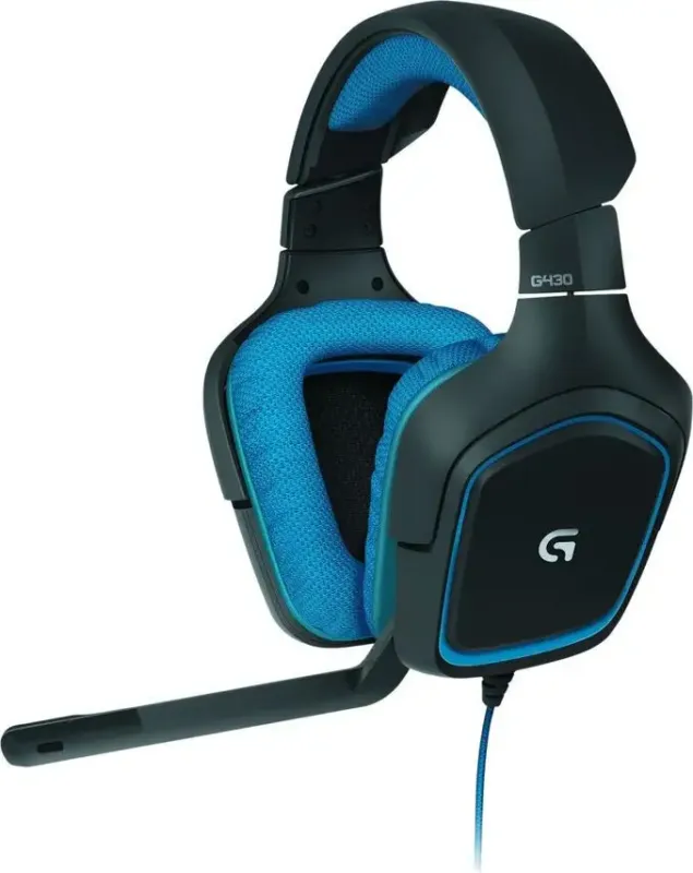Professionale Logitech G G430 Auricolare Cablato A Padiglione Giocare Nero, Blu