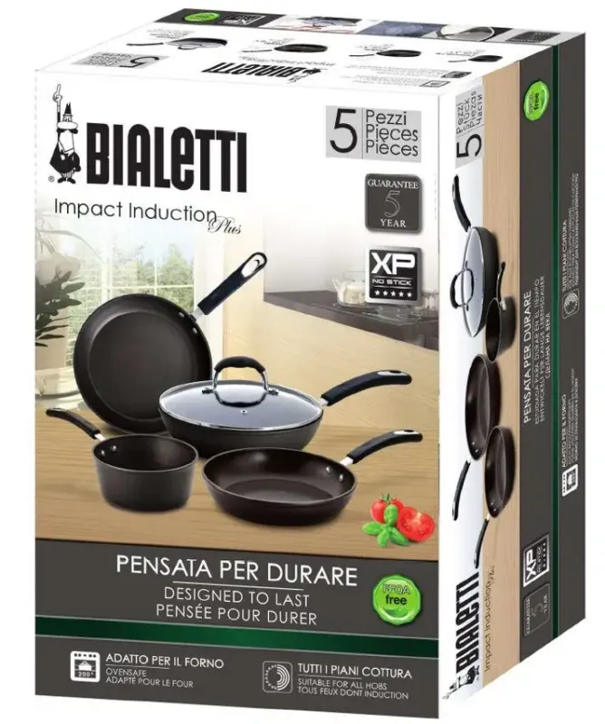 Bialetti Impact Induction Plus set di pentole Non Perdere