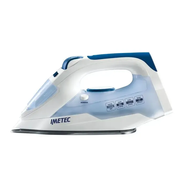 Direttamente Dal Produttore Imetec TITANOX K109 Ferro da stiro a secco e a vapore Acciaio inossidabile 2000 W Blu, Bianco