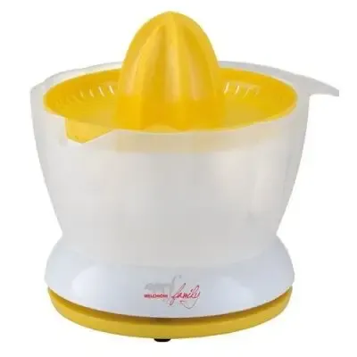 Melchioni CITRUS Estrattore di succo 25 W Bianco, Giallo Nuova Collezione