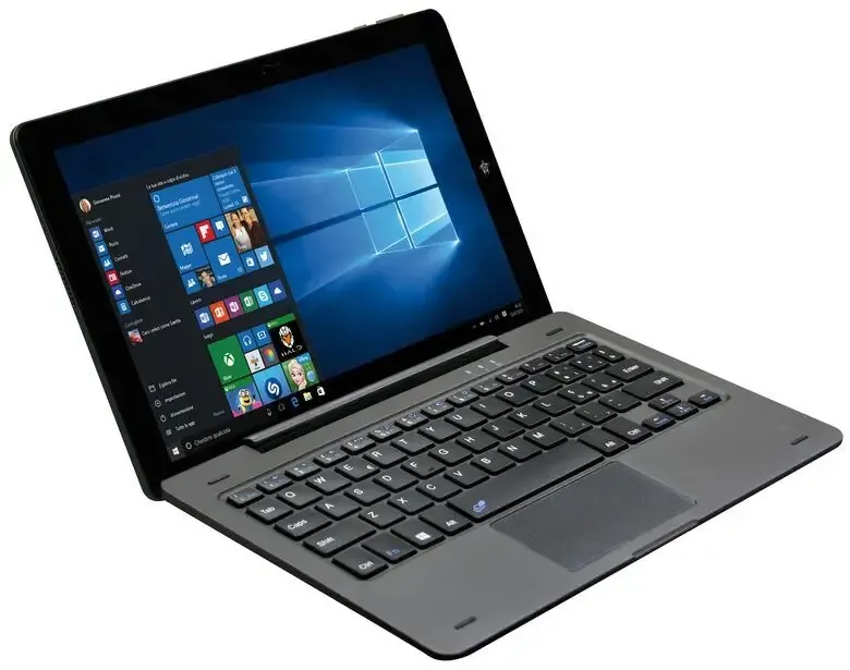 Mediacom WinPad 10.1 U10 Ibrido (2 in 1) 25,6 cm (10.1") Touch screen HD Intel Atom® 2 GB DDR3L-RS-SDRAM 32 GB Flash Windows 10 Home Nero Must-Have