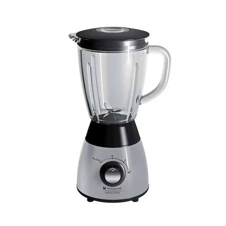 Spedito Oggi Hotpoint TB 050 DXBO 1,5 L Frullatore da tavolo 550 W Nero, Acciaio inossidabile
