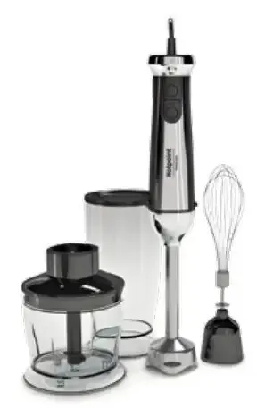 Soddisfatti O Rimborsati Hotpoint HB 0803 UPO frullatore 0,75 L Frullatore ad immersione 800 W Cromo, Acciaio inossidabile