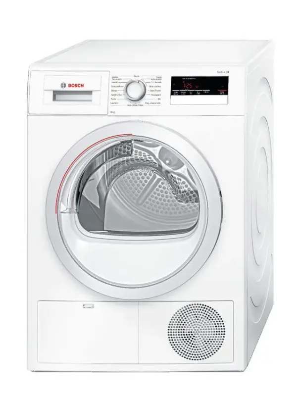 Reso Gratuito Bosch Serie 4 WTH85208IT asciugatrice Libera installazione Caricamento frontale 8 kg A++ Bianco