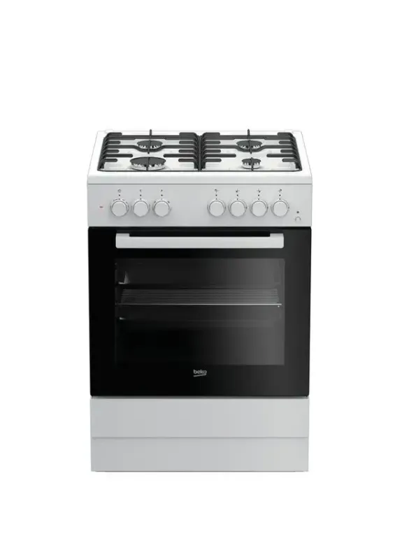 Beko FSE62110DW cucina Piano cottura Gas Bianco A Occasione Imperdibile