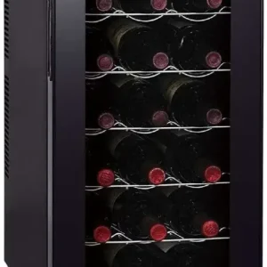 Melchioni Vermentino 18 Cantinetta termoelettrica Libera installazione Nero 18 bottiglia/bottiglie Must-Have